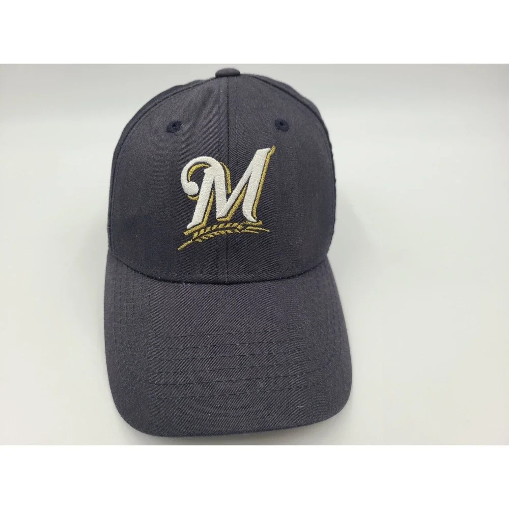 Youth Milwaukee Brewers Twins Enterprise Snapback Hat Cap Boys MLB Baseball Blue
